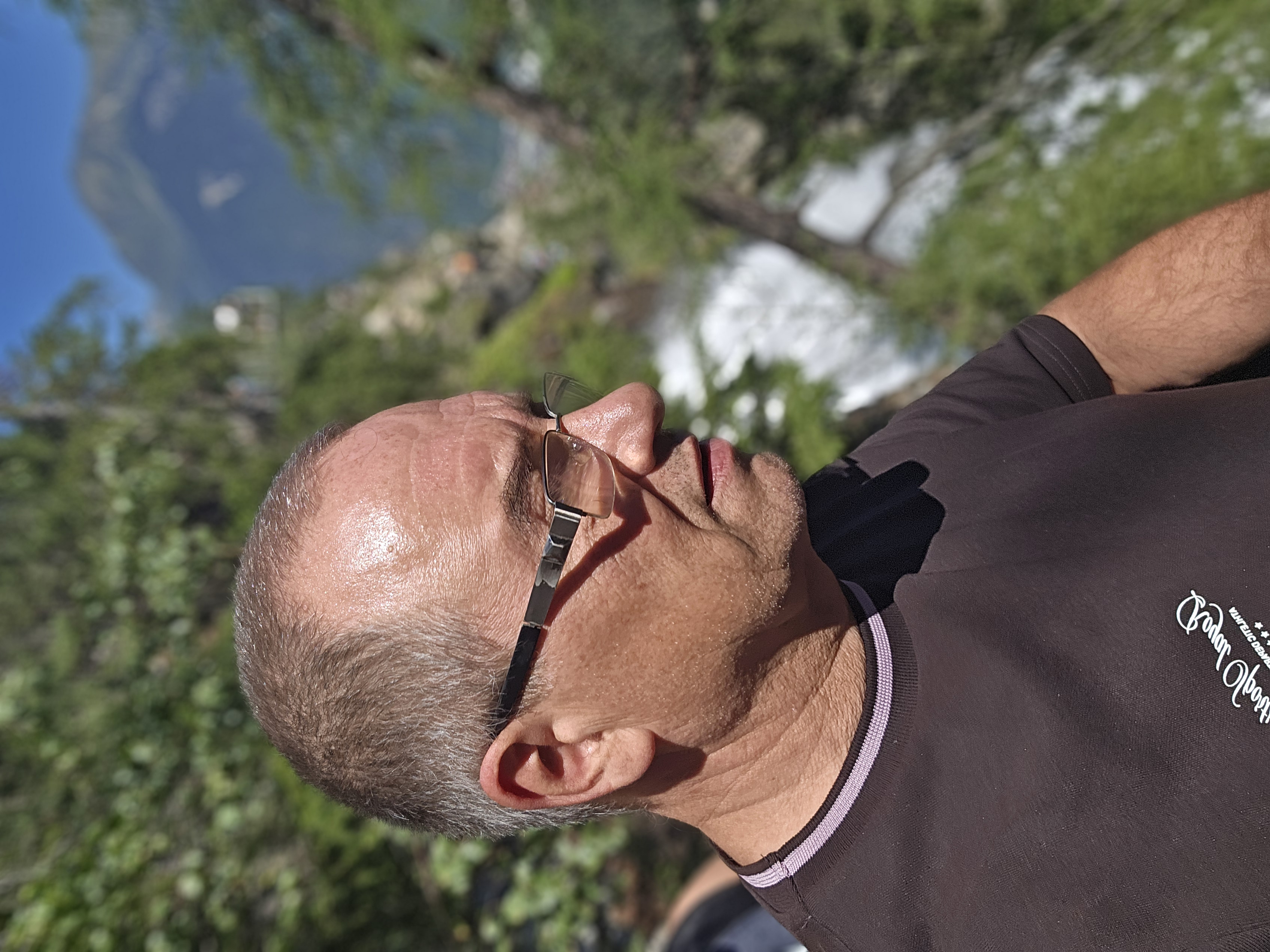 Jürgen bei seinem Ausflug am Stuibenfall