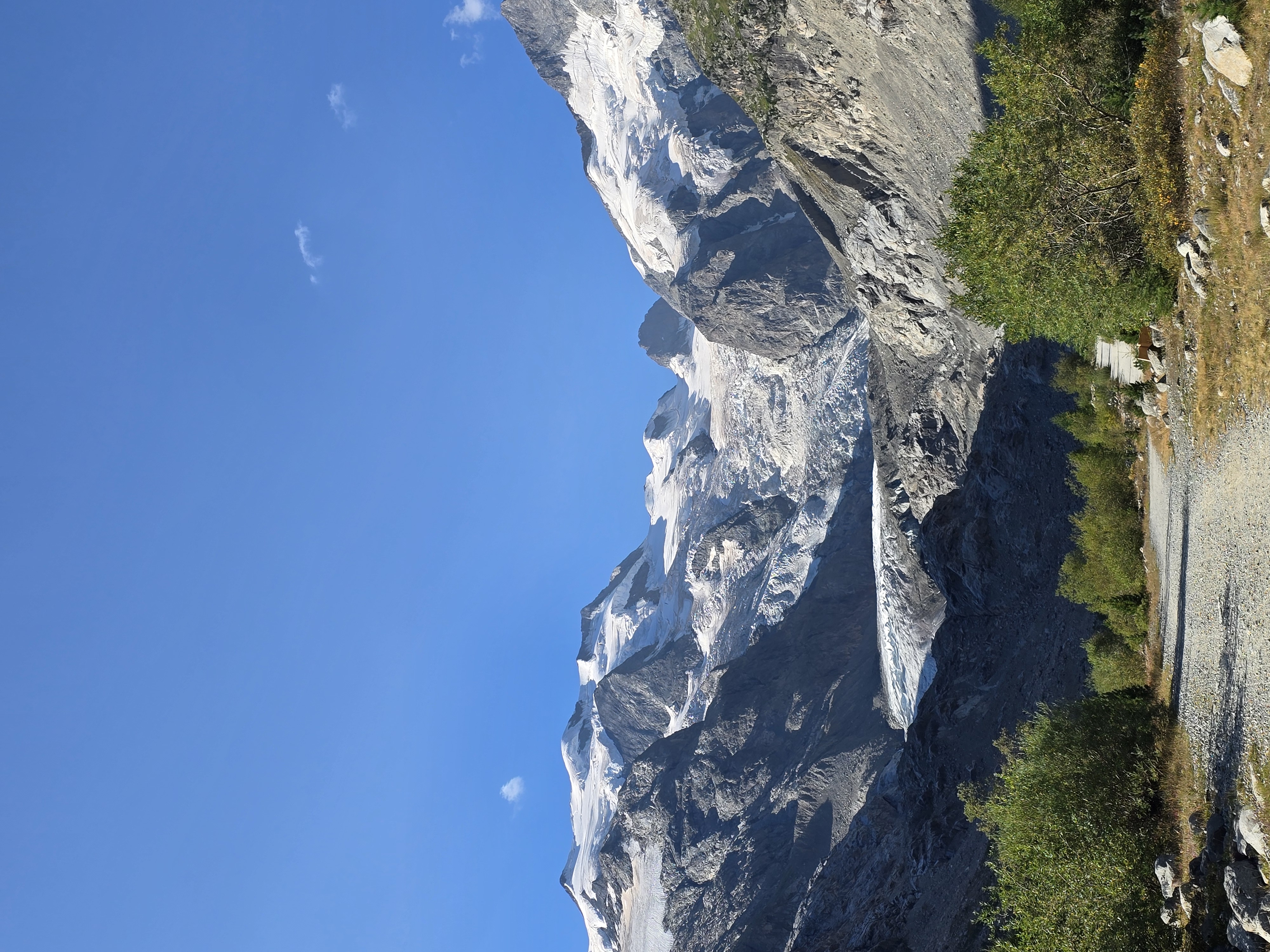 Fels und Eis am Morteratschgletscher